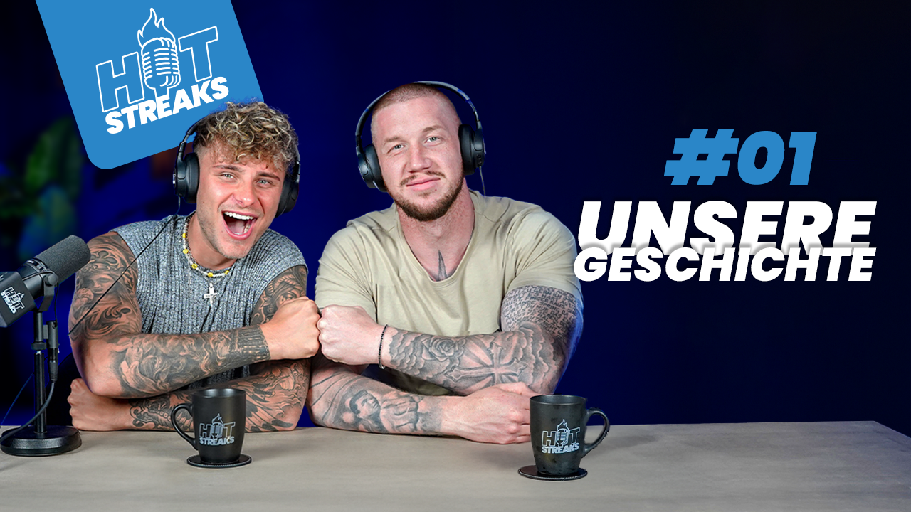 Podcastcover von HOTSTREAKS mit Titel der Episode und Foto des Gastes
